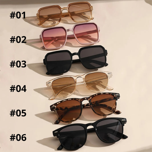 Gafas de lujo semicuadradas