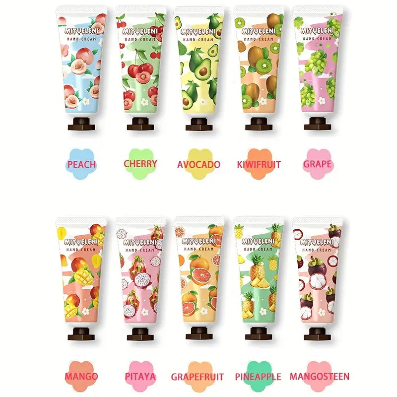 Cremas de mano con olores frutales