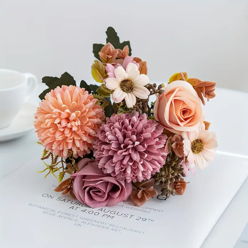 Arreglo de flores artificiales