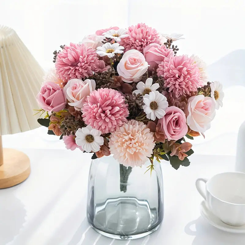 Arreglo de flores artificiales