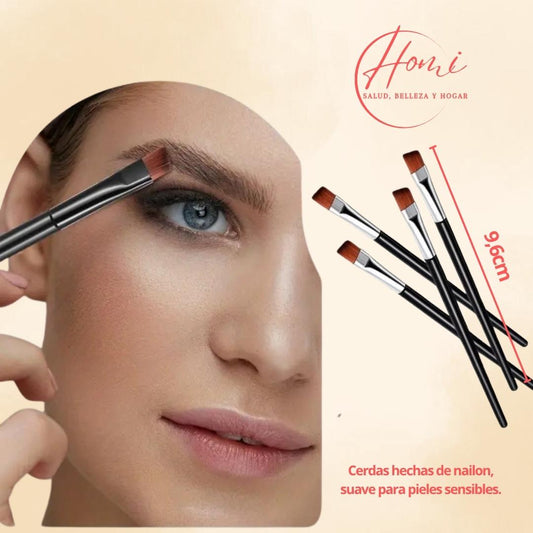 Brocha delineadora de ojos (x5)