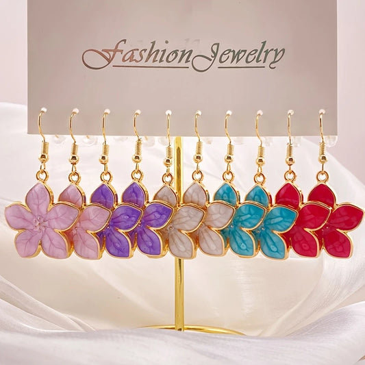 Pendientes de flores