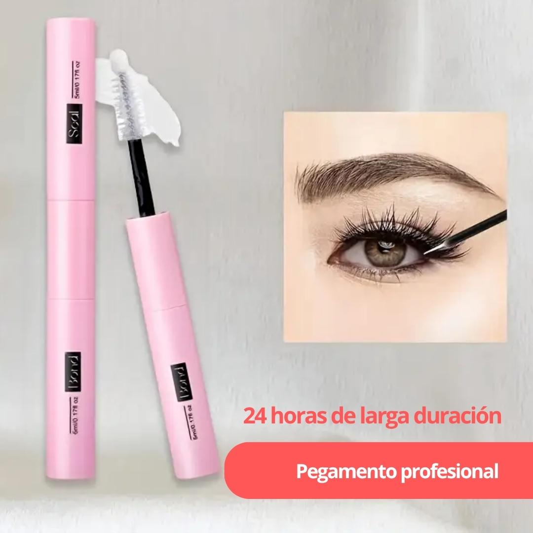 Pegamento de larga duración para pestañinas postizas
