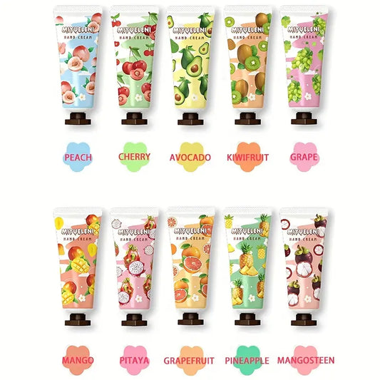 Cremas de mano con olores frutales