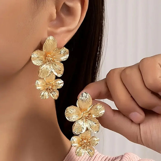 Pendientes de flor
