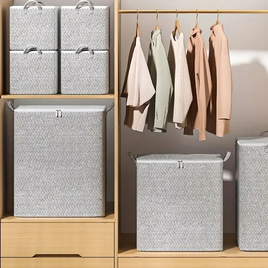 Caja de tela de almacenamiento plegable