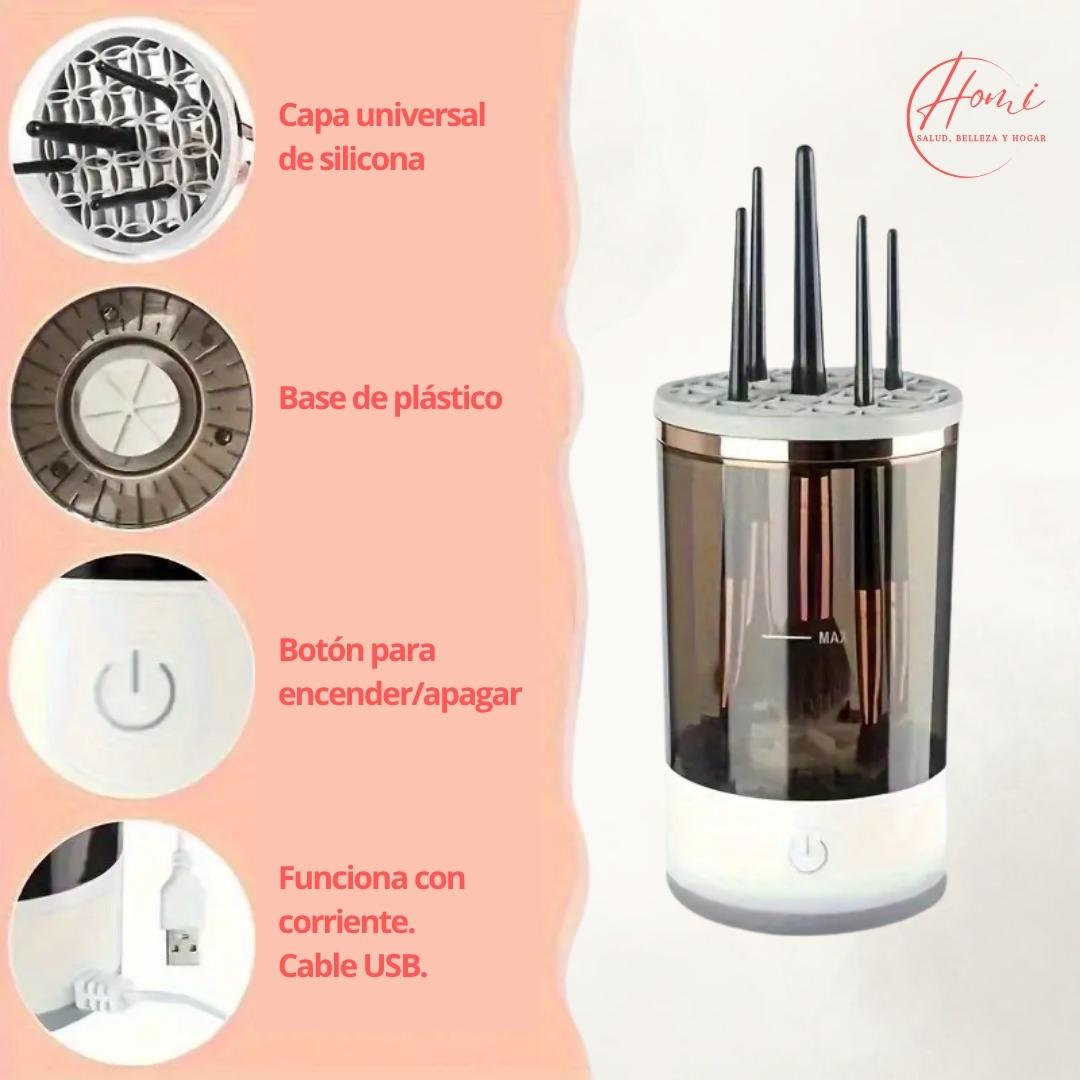 Limpiador de brochas de maquillaje