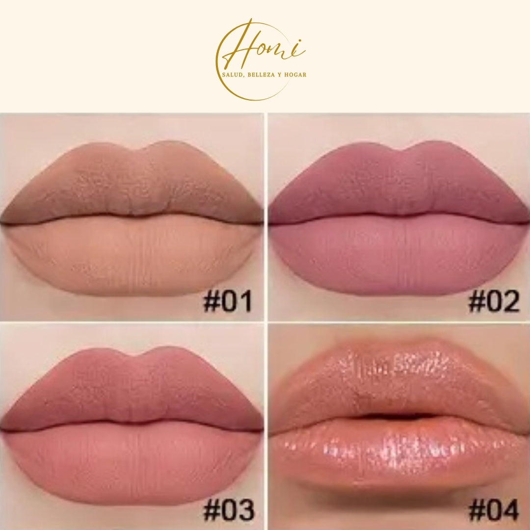 Brillos y labiales mate de lujo