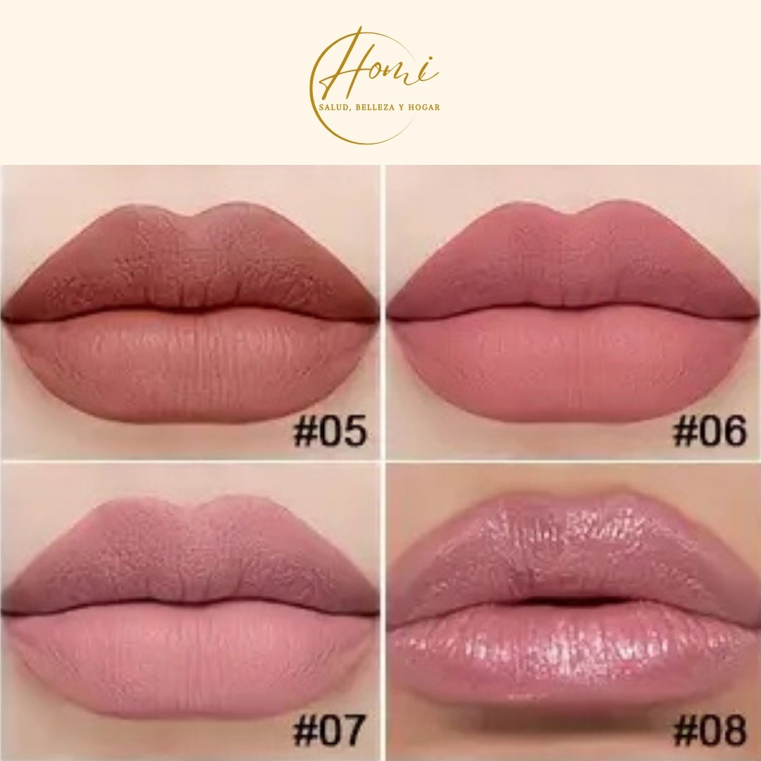 Brillos y labiales mate de lujo